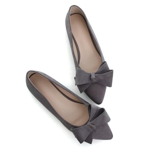 Image of Stunner Womens Flats Fashion Pointed Toe Bowknot Ballet Flats Cute Slip On Dress Flats Comfortable Party Wedding Flats2