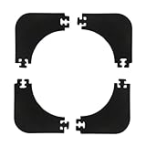 Protector de pared para tablero de dardos, 4 piezas de borde interior de empalme profesional, respaldo de diana, marco protector de alta densidad para el hogar y el sótano, para sala de