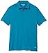 Amazon Essentials Men's Slim-Fit Quick-Dry Moisture Wicking Tech Stretch Short Sleeve Lightweight Golf Polo Shirt, Teal Blue, Small