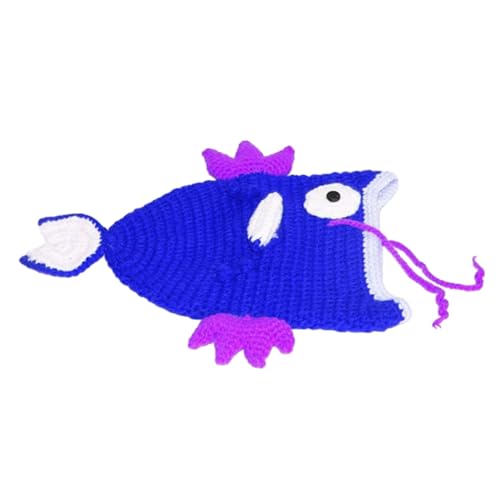 Chapeau porte-bonheur en tricot Y2K-Girl au crochet pour fille