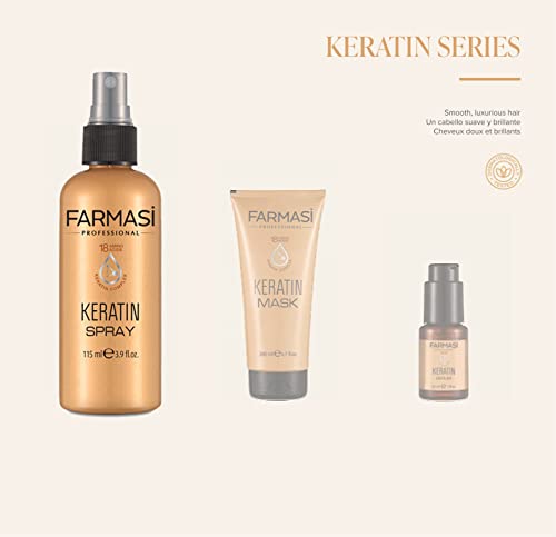 FARMASi Keratin Therapy Spray Reparador 3.9 fl oz miniatura 6