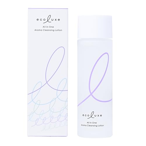 エコリュクス オールインワン アロマ クレンジングローション 100ml(ecoluxe クレンジング メイク落とし ふきとり化粧水 拭き取り化粧水 拭き取り クレンジング オーガニック まつエクOK 水クレンジング 角質ケア 4935137806170)