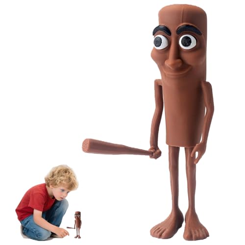 AMBEERT 11.5CM Italian Brainrot 3D Printed Stick Figure, Unique Desk Decor, Collectible Figurine, Birthday Party Decorations Gifts, Occasions