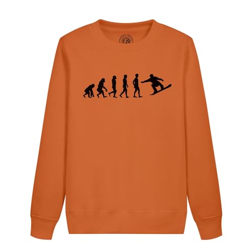Sweatshirt enfant evolution snowboard pour le sport d'hiver