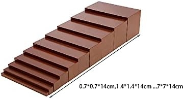 Adena Montessori Small Brown Stair Materials (7x7x14cm) image 2