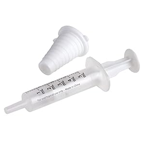 Ezy Dose Kids Baby Oral Syringe & Dispenser, Calibrated for Liquid Medicine, 5 mL/1 TSP, Includes Bottle Adapter