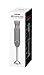 Chefman Immersion Stick Hand Blender with Stainless Steel Blades, Powerful Electric Ice Crushing 2-Speed Control Handheld Food Mixer, Purees, Smoothies, Shakes, Sauces & Soups, Grey