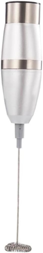 SHOWERORO Electric Milk Frother Handheld Milk Beater Stainless Steel Coffee Frother Easy Clean