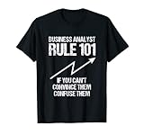 Business Analyst Regel Daten Wissenschaftler Datensysteme T-Shirt