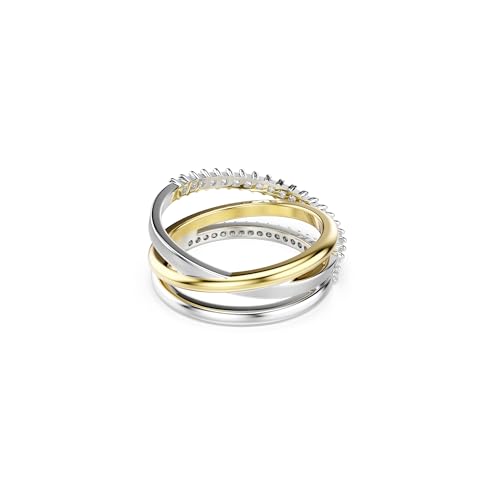 Swarovski Hyperbola ring, Mixed cuts, Clear, Mixed metal finish, Size 8 by Swarovski - Image 4