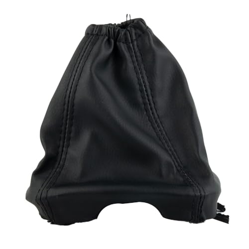 MoSundi Funda para palanca de cambios de piel sintética para Ford Transit Van MK7 2006-2014, transmisión manual, color negro