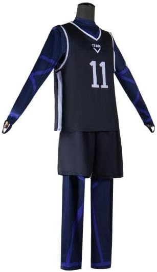 Miniatura 2 de Disfraz de cosplay de Isagi Yoich con candado azul para hombre