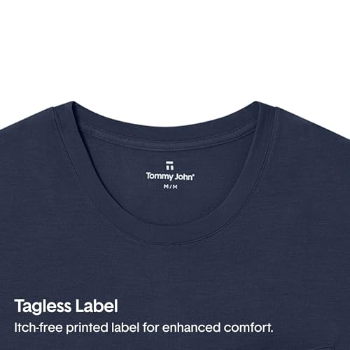 Image of Tommy John Men's Second Skin Modal Short Sleeve Crew Neck Sleep Tee