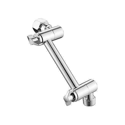 Senhozi 4 Inch Shower Head Extension Arm, Solid Brass Shower Arm for Shower Head Extension...