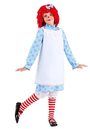 Disfraz clásico Raggedy Ann para niños talla Medium miniatura 1