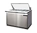 Continental Refrigerator DL48-18M-FB Designer Line Mighty Top Front Breather Sandwich Unit, 48"