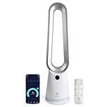 EcoNour 2 in 1 Bladeless Tower fan with Heater & Cooler | 10 Speed Quiet Airflow, 4 Modes, 15 Min–9 Hrs Timer, 80° Oscillation, Heats Up to 35°C, Plasma Function, Remote & Alexa Compatible