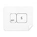 Keyboard Symbol ctrl S Cleaning Cloth Screen Cleaner 2pcs Suede Fabric