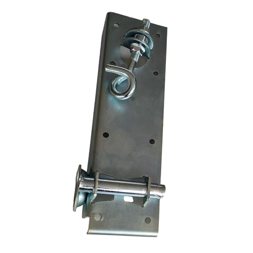 Yetuow 2個 ガレージドア下部リフティングブラケット 頑丈仕様 ローラーブラケット 組立金具 プレドリル穴 左右セット 工具不要 スプリング対応 セクションドア対応 静音操作 車庫に適用, 2穴