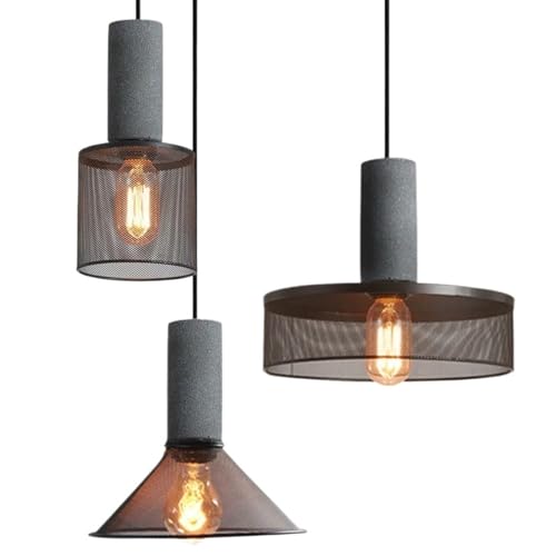 Suspension style loft en métal pour bar et café ambiance industrielle chaleureuse