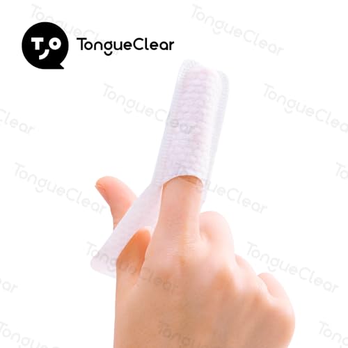 Image of Unflavored Disposable Finger Toothbrush for Adults, 60pcs, Oral Brush ups for Teeth Cleaning, Deep Cleaning Teeth Wipes, Gum Cleanning