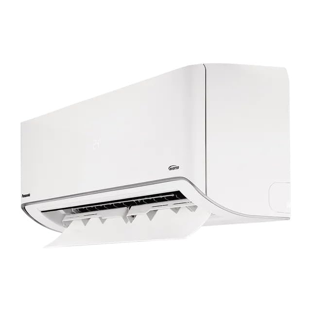 Image of Panasonic 1 Ton 3 Star Hot & Cold Inverter Split AC(-7~55 Deg. C Operation, Copper Condenser, 7in1 Convertible, 4-Way Swing, PM 0.1 Filter, CS /CU-EZ12BKYF, 2025 Model,White)