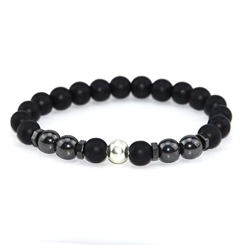 Bracelet de perles en pierre de style classique à porter au quotidien pour sublimer un look