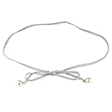 kunstleder silbergrau Gesamtlänge des Gürtel:ca.130cm.