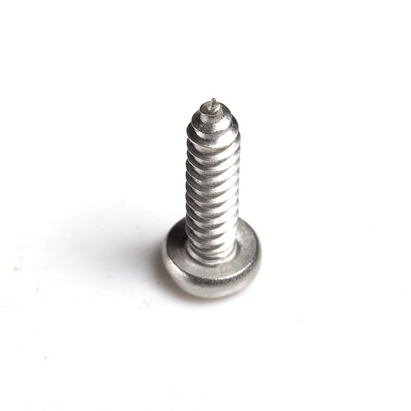50pcs 304 Stainless Steel Recessed Pan Head Self-Tapping Screw ST2.9 Stainless Steel Self Tapping Screws Self Tapping Screw Drywall Screw Fasteners(35mm)