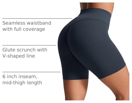 Image of CRZ YOGA Secretsculpt Biker Shorts 6 inch