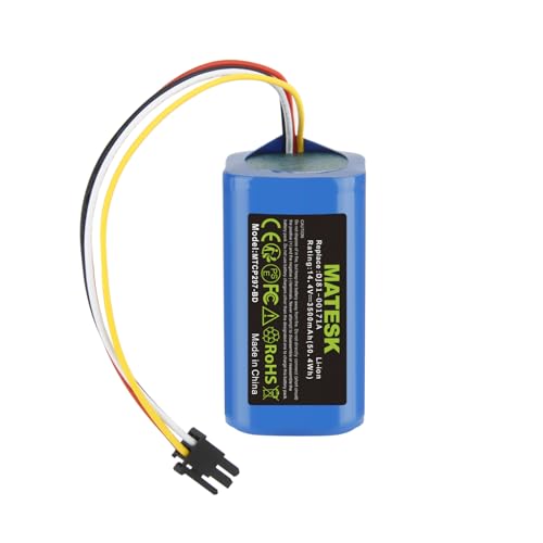 14.4V 3500mAh BP14435A Batería para Midea i5, i5 Young, i5 Extra, i5 Blink, i50 Pro, i9 Eye, Eureka i5, para Samsung PowerBot-E VR5000RM VR05R5050WK DJ81-00171A Robot Aspiradora