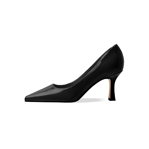 MOTIMODEN Women's Closed Toe High Heels Dress Pointed Toe Wedding Pump Shoes Prom Bridal Work Office...