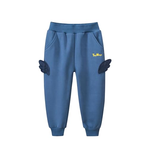 Children's Fall/winter Casual Children's Sweatpants Boys' Tracksuit Pants with Thick Warm Trouseres Big Clothes