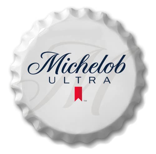 Desperate Enterprises Michelob Stamped Shape Bottle Cap - Premium Aluminum Sign - Made in USA - 18 Round