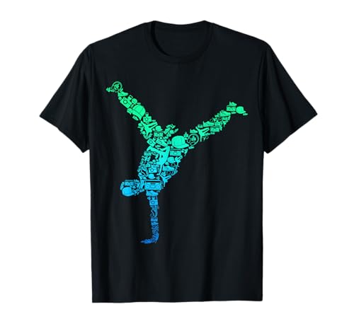 Breakdance Breakdancer Breakdancing Hip Hop Kinder Männer T-Shirt