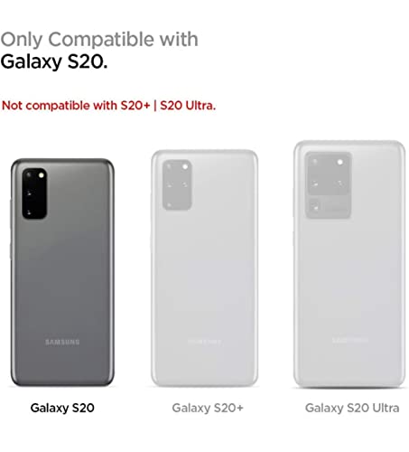 Image of Mobile Back Cover Case for Samsung Galaxy S20 (6.2 inch) (Silicone Case|CameraProtection|Black SC1510)