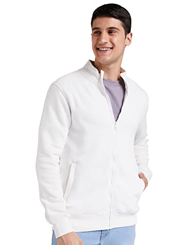 Image of Amazon Brand - Symbol Women's Men's Cotton Blend High Neck Fleece Sweatshirt (Available in Plus Sizes)