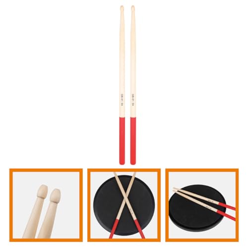 Baquetas de Madera Maple Antideslizantes Rojo miniatura 7