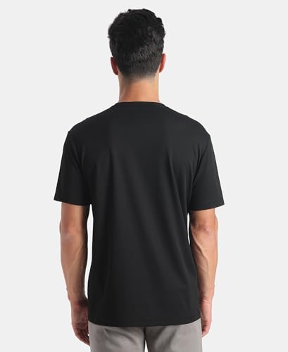 Image of Jockey AM74 Men Microfiber Fabric Round Neck Half Sleeve Activewear T-Shirt with StayFresh Treatment