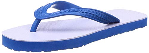 Image of RELAXO Women's Whbl Flip Flop-4 UK (Cu0021l) White-Blue