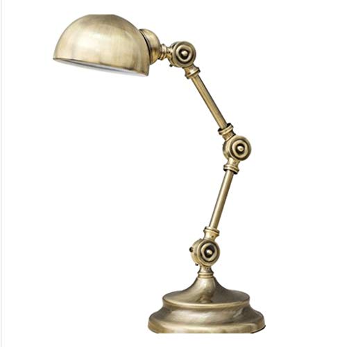 Preisvergleich Produktbild DIAOD Architect Eye Protection Learning Schreibtischlampe, stilvolle Studiometall-Tischleselampe for Schlafzimmer und Büro, speicherregulierbares Nachtlicht aus Eisen for LED-Minilampen am Bett [Energ