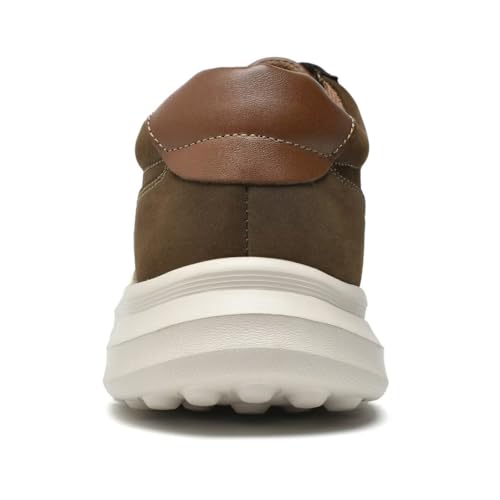 Image of Arkbird Casual Sneakers, Breathable Lace-Up Leather Walking Shoes Comfortable Fashion Sneakers for Men Daily Work