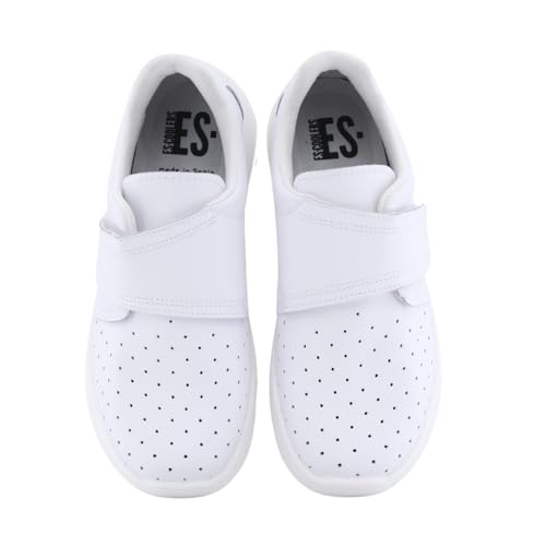 escoolers MEDSTRIDE Scarpe sportive da lavoro per donna e uomo - Made in Spain., bianco donna, 36 EU escoolers MEDSTRIDE Scarpe sportive da lavoro per donna e uomo - Made in Spain., bianco donna, 36 EU