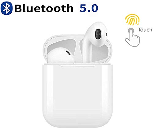 Bluetooth Earbuds, Bluetoooth 5.0 Headphones Wireless Earbuds Touch Control in-Ear Wireless Headphones Hi-Fi
