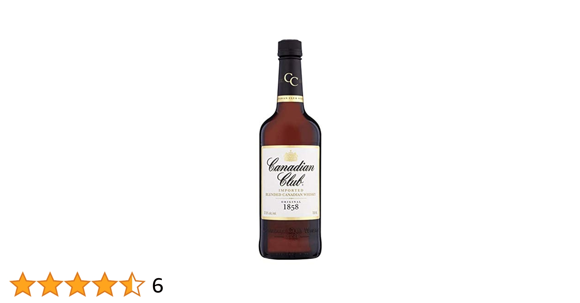Amazon.co.jp: カナディアンクラブ 40度 [瓶] 700ml[ウイスキー