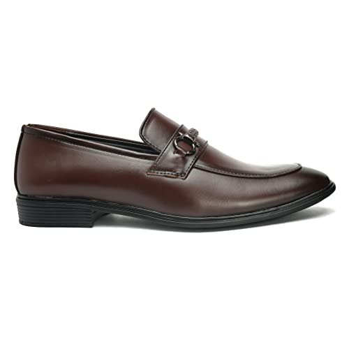 Image of STANPHORD Mens Apex Formal Shoes | Office Wear Lightweight Stylish Slip on Loafers | Basic Classic Shoes | Everyday Wear