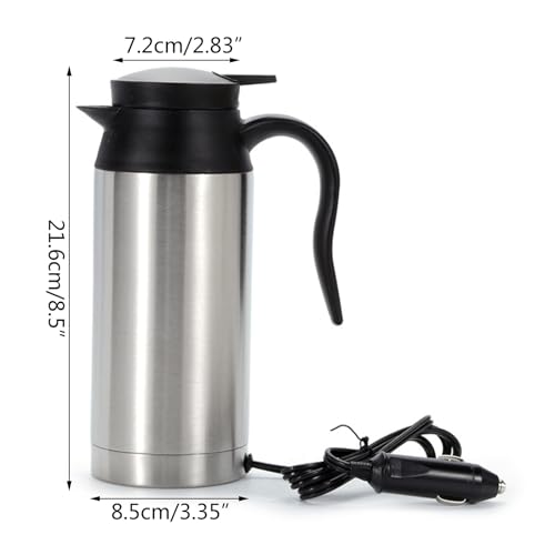Tetera Eléctrica de Viaje 750ml Acero Inoxidable miniatura 4
