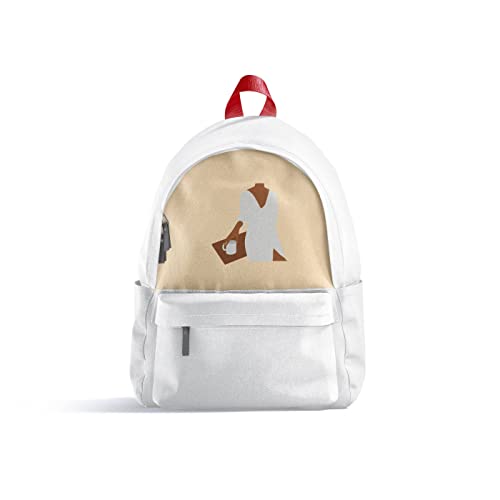 Sac à dos multicolore 43x30 cm Bonamaison pour un usage quotidien mixte