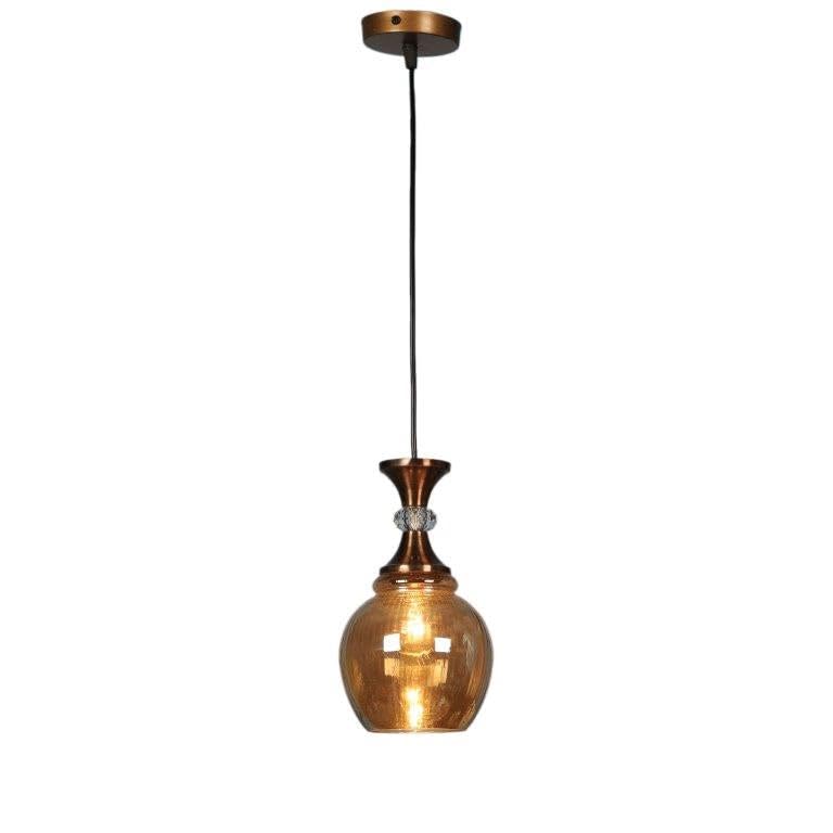 Image of ELIANTE by Jainsons Lights | Pez Gold Iron Hanging Lights - E27 Holder - Without Bulb - JS | Gold Iron Hanging Light | for Living Room, Bedroom, Hallway | E27 Holder | 3 Year Warranty