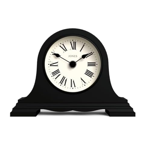 Jones Clocks Speakeasy Mantel Clock with Roman Numerals Cover